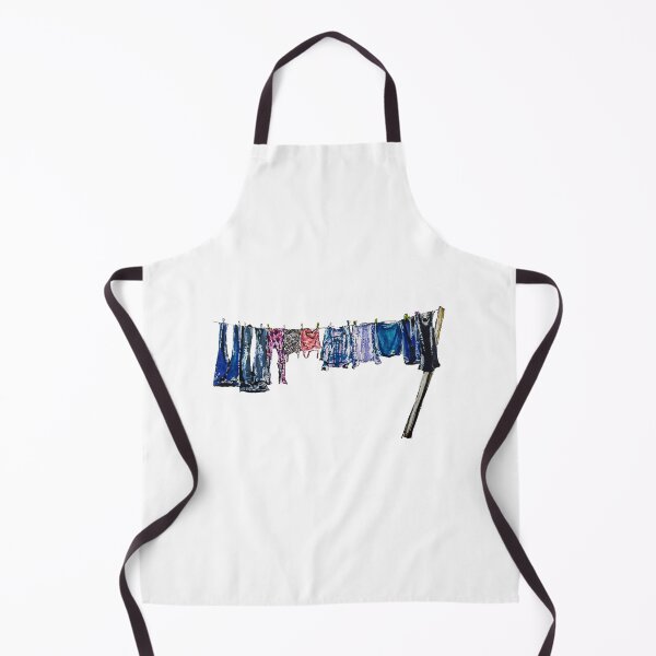 Item preview, Washing Line Clothes Drying designed and sold by LornaBowdenART.