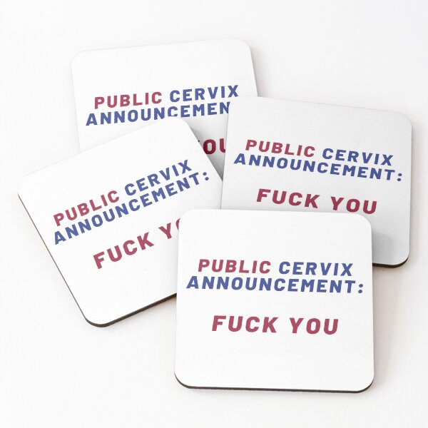Item preview, Pro Choice | public CERVIX announcement: Fuck you | Rally For Abortion Justice designed and sold by Giovanni's  Brown Quotes.
