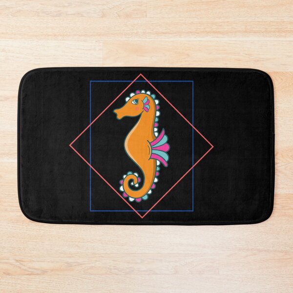 Item preview, Vintage Cute Kawaii Seahorse Design designed and sold by Red-ElYoubi.