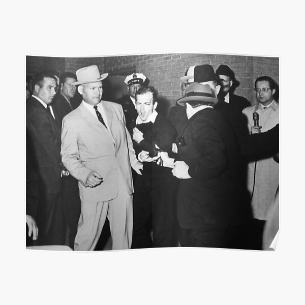 Jack Ruby shoots Lee Harvey Oswald Poster
