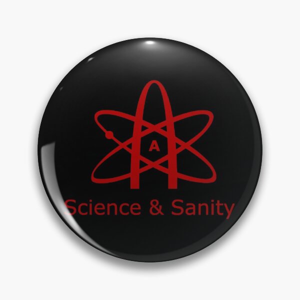Item preview, Science & Sanity Atheist Atomic Whirl (Red/Black) designed and sold by GONADS125.