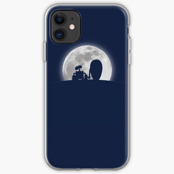 Wall•E and EVE in the Moonlight, Awwwww. iPhone Soft Case