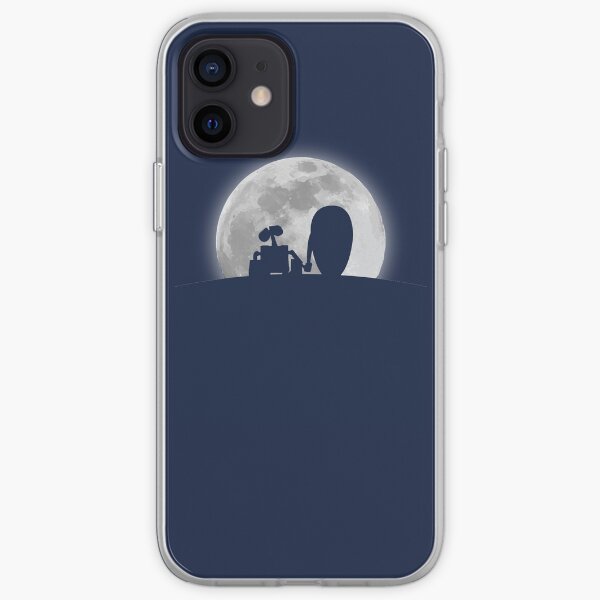 Wall•E and EVE in the Moonlight, Awwwww. iPhone Soft Case