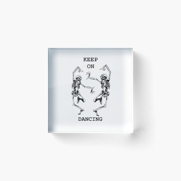 Item preview, Keep on Dancing Halloween skeleton  designed and sold by PrintsEntmt.