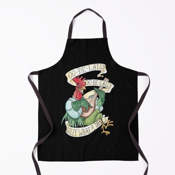 Item preview, Alan-A-Dale Rooster Oo-De-Lally Golly What A Day Tattoo Watercolor Painting Robin Hood Class designed and sold by nthonym.