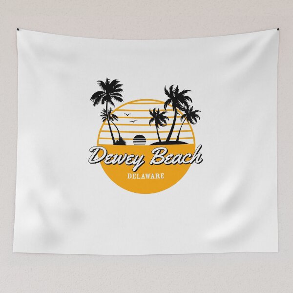 Item preview, Dewey Beach Delaware Vintage Retro Surf USA Travel Vacation Summer Sunset Beach designed and sold by tmartinezta.