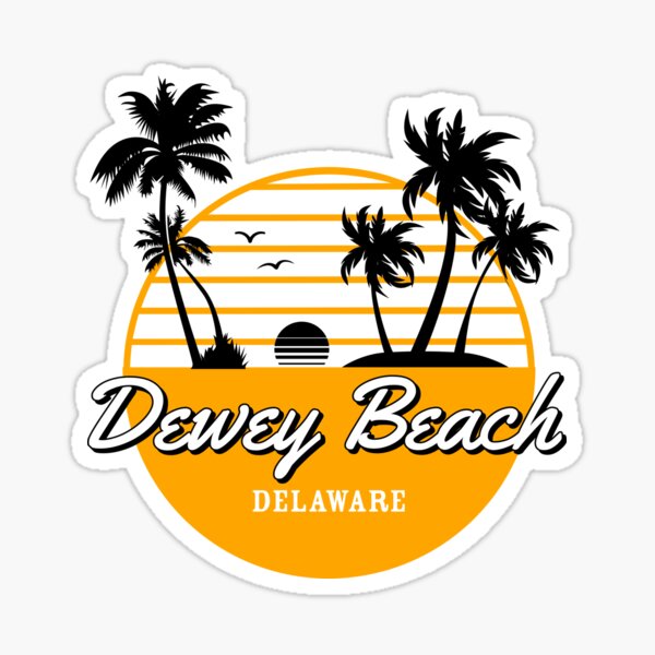 Item preview, Dewey Beach Delaware Vintage Retro Surf USA Travel Vacation Summer Sunset Beach designed and sold by tmartinezta.