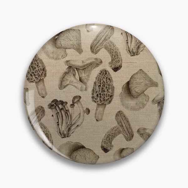 Item preview, Beautiful wide ruled wild mushroom & woods illustrations.  designed and sold by madhatdesigns.