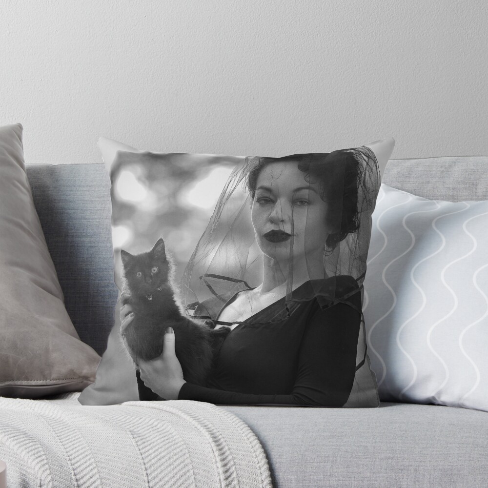 Item preview, Throw Pillow designed and sold by robotdevil.