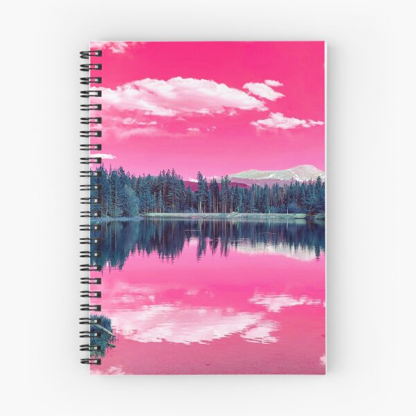 Item preview, Colorado Pink Lake Sky Reflection Clouds Hike designed and sold by EllConApparel.