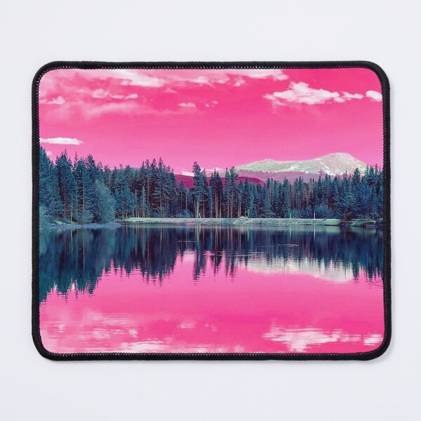 Item preview, Colorado Pink Lake Sky Reflection Clouds Hike designed and sold by EllConApparel.