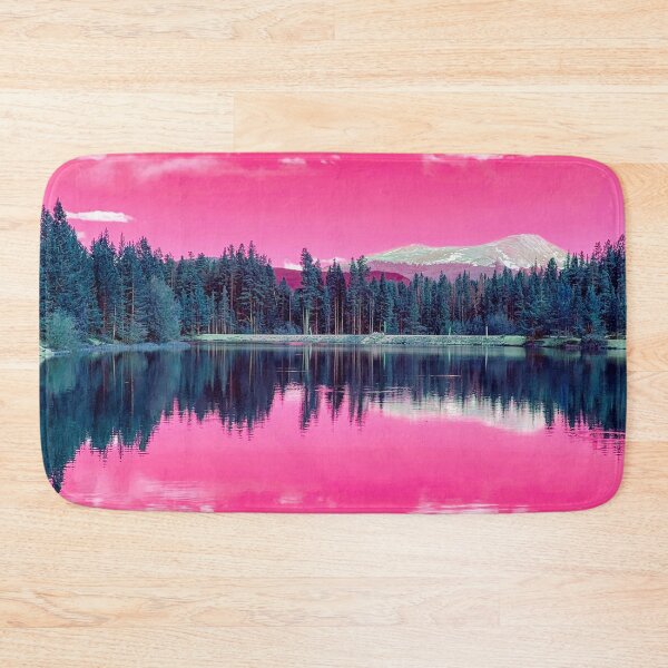 Item preview, Colorado Pink Lake Sky Reflection Clouds Hike designed and sold by EllConApparel.
