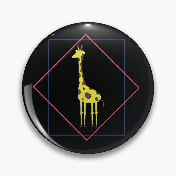 Item preview, Vintage Cute Kawaii Giraffe Design designed and sold by Red-ElYoubi.