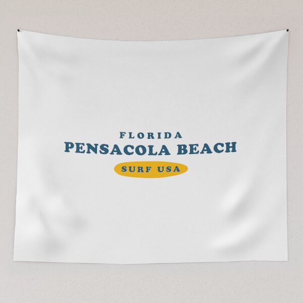 Item preview, Pensacola Beach Florida Vintage Retro Surf USA Travel Vacation Summer Sunset Beach designed and sold by tmartinezta.