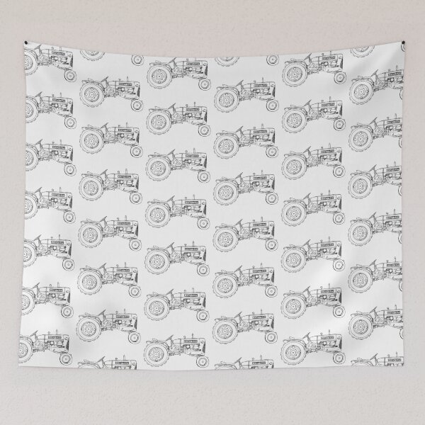 Item preview, Line Art Version of Orange Tractor designed and sold by Sweeter Than  Honey Designs.