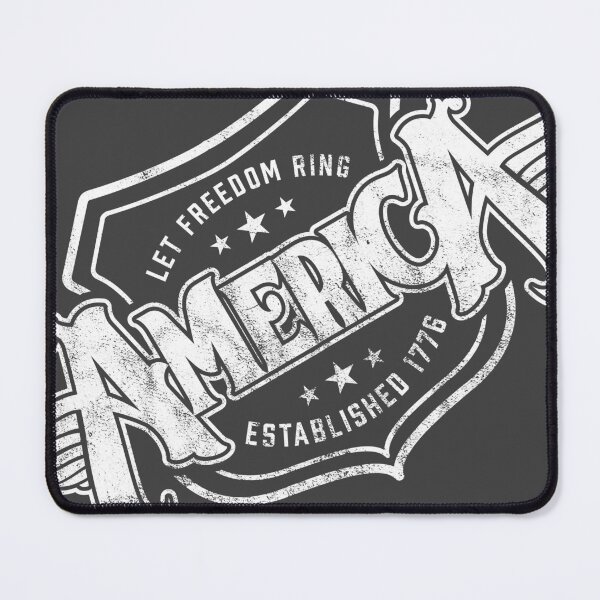 Item preview, America - Shield Design (Worn White on Asphalt) designed and sold by Justin Ellis.
