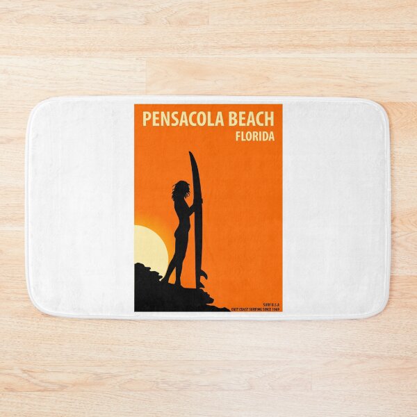 Item preview, Pensacola Beach Florida Vintage Retro Surf USA Travel Vacation Summer Sunset Beach designed and sold by tmartinezta.