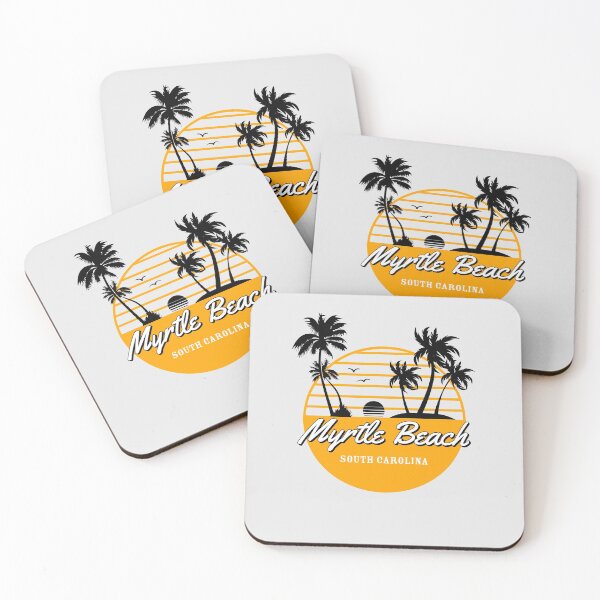 Item preview, Myrtle Beach South Carolina Vintage Retro Surf USA Travel Vacation Summer Sunset Beach designed and sold by tmartinezta.
