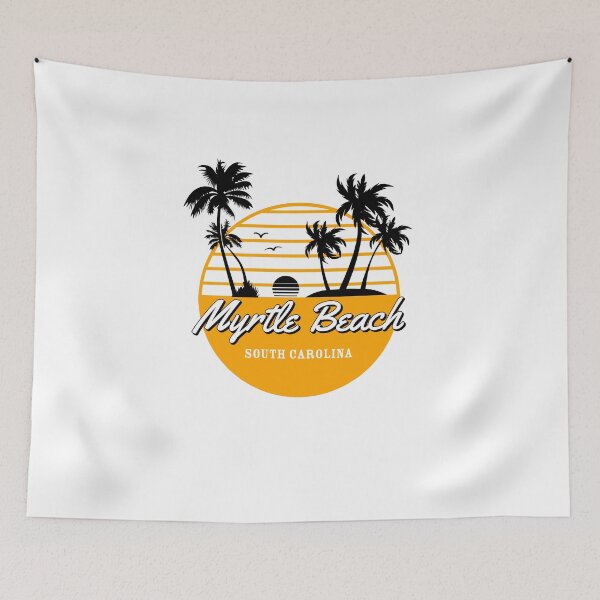 Item preview, Myrtle Beach South Carolina Vintage Retro Surf USA Travel Vacation Summer Sunset Beach designed and sold by tmartinezta.