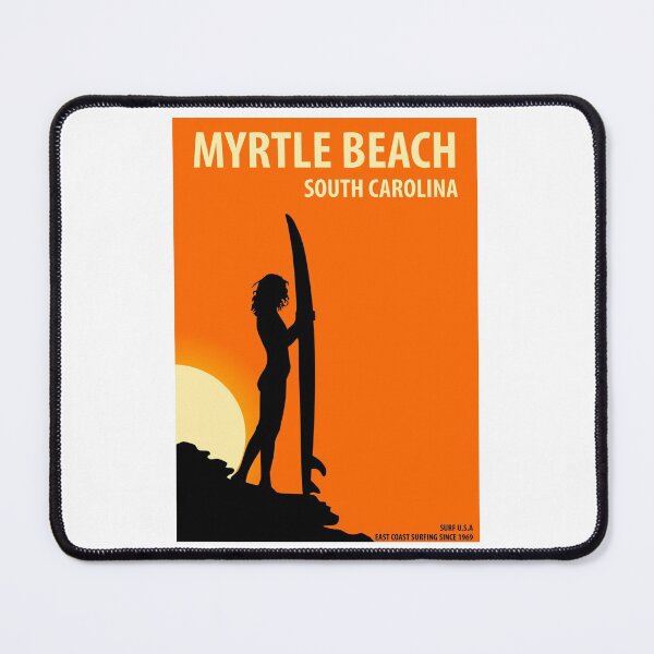 Item preview, Myrtle Beach South Carolina Vintage Retro Surf USA Travel Vacation Summer Sunset Beach designed and sold by tmartinezta.