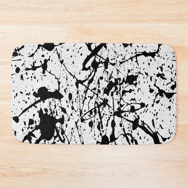 Item preview, Abstract Pattern Ink Brush Black And White Ink Blot Design designed and sold by SpotWarehouse.