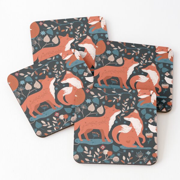 Item preview, Fall In Love Fox Pattern designed and sold by TwelveTonnes.