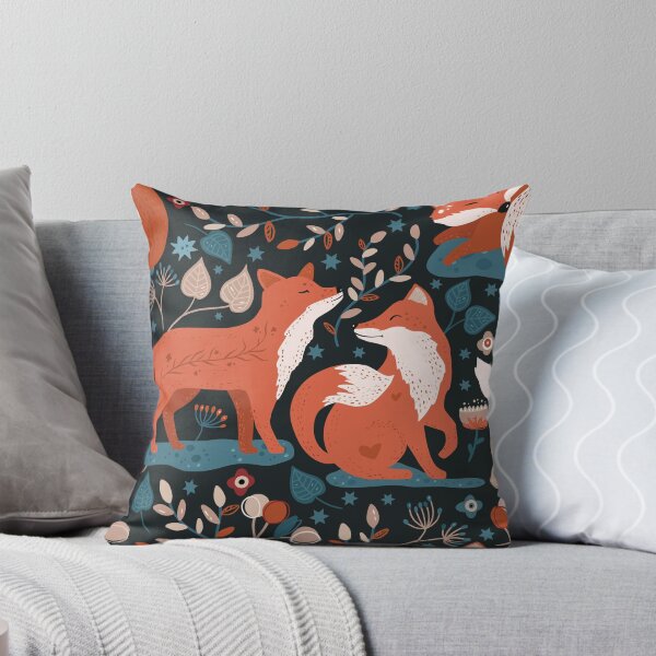 Item preview, Fall In Love Fox Pattern designed and sold by TwelveTonnes.