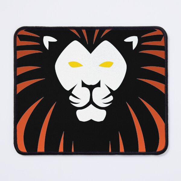 Item preview, black and white lion face - lion designed and sold by Jessi-Sketches.