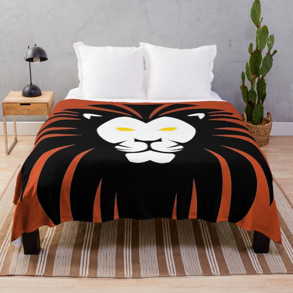 Item preview, black and white lion face - lion designed and sold by Jessi-Sketches.