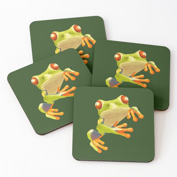 Item preview, Frog Red-Eyed Tree Frog designed and sold by mntdoodles.