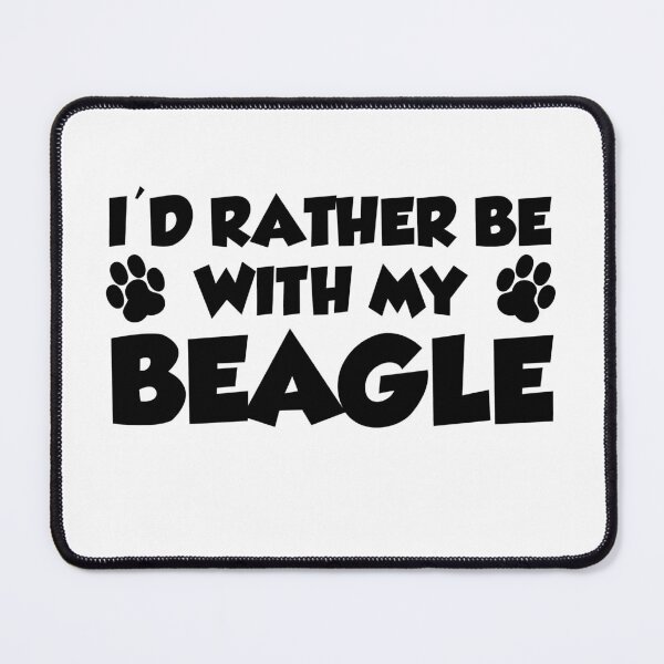 Item preview, I'd Rather Be With My Beagle designed and sold by jaycartoonist.