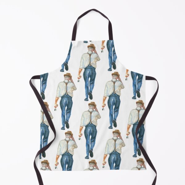 Item preview, Man in Hat & Braces Walking designed and sold by LornaBowdenART.