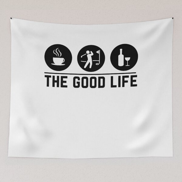 Item preview, Coffee Golf Wine The Good Life designed and sold by infazbdeen.