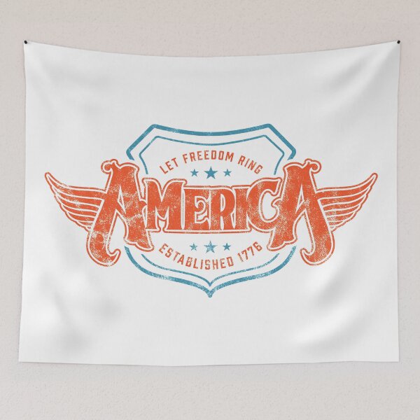 Item preview, America - Shield Design (Worn Full Color) designed and sold by Justin Ellis.