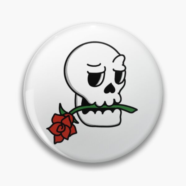 Item preview, Rubberhose Skull and Rose designed and sold by Billy-W-Art.