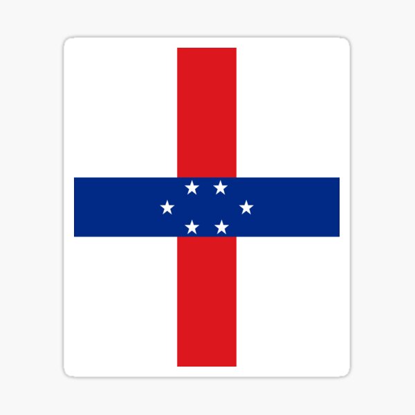 Flag Caribbean Netherlands, Caribbean Netherlands Flag, Caribbean Netherlands, Caribbean, Netherlands, Flag Sticker