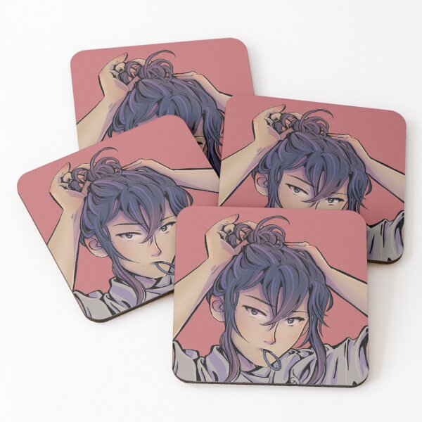 Item preview, Nezumi and his hairtie - strawberry designed and sold by ciskao.