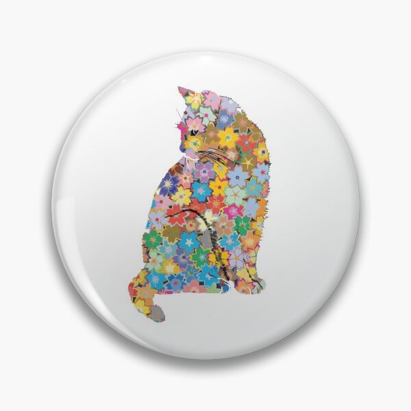 Artikelvorschau, CAT Art Bunte Blumen entworfen und verkauft von ShopLotus74.