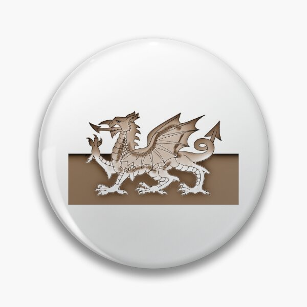 Item preview, Sepia Pencil Sketch Style Welsh Flag Wales Art designed and sold by Worldesigns by Artsiren.