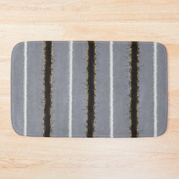 Item preview, Greys and metallics striped elegance designed and sold by Jane Domenech.