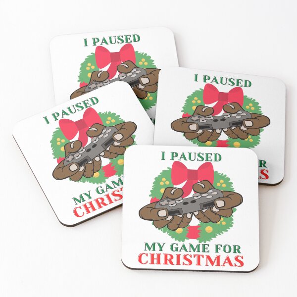 Item preview, I paused my game for Christmas - Gamer African American designed and sold by JustaGurli.