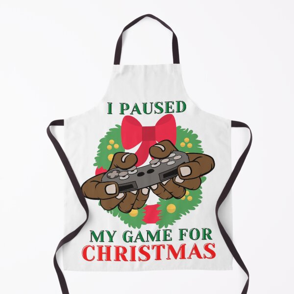 Item preview, I paused my game for Christmas - Gamer African American designed and sold by JustaGurli.