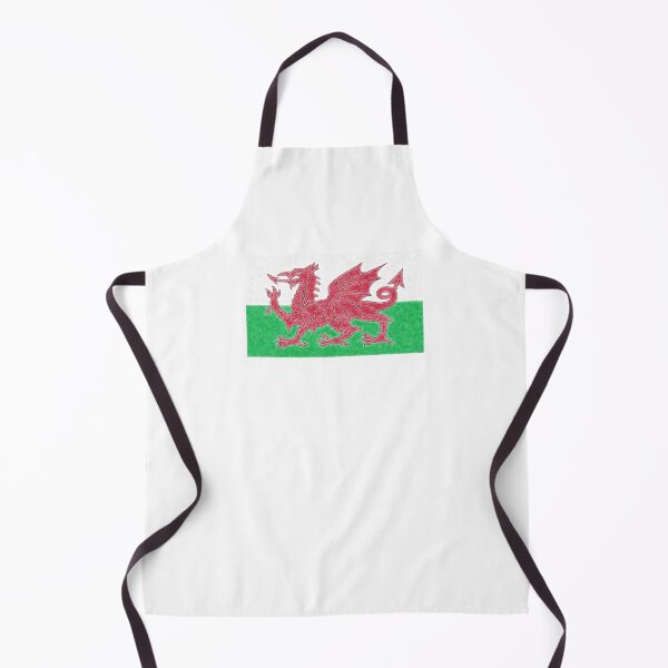 Item preview, Color Pencil Sketch Style Welsh Flag Wales Art designed and sold by Worldesigns by Artsiren.