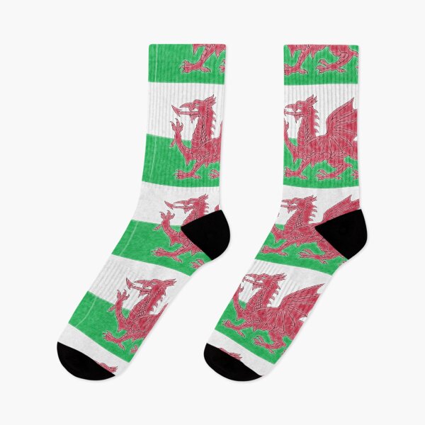 Item preview, Color Pencil Sketch Style Welsh Flag Wales Art designed and sold by Worldesigns by Artsiren.