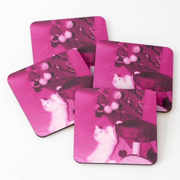 Item preview, White Persian Fluffy Baby Cat Nyssa Playing (Photo by ACCI) designed and sold by VanyssaGraphics.