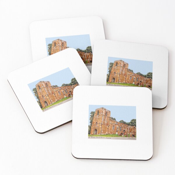 Item preview, All Saints Church, Burton Dassett designed and sold by LornaBowdenART.