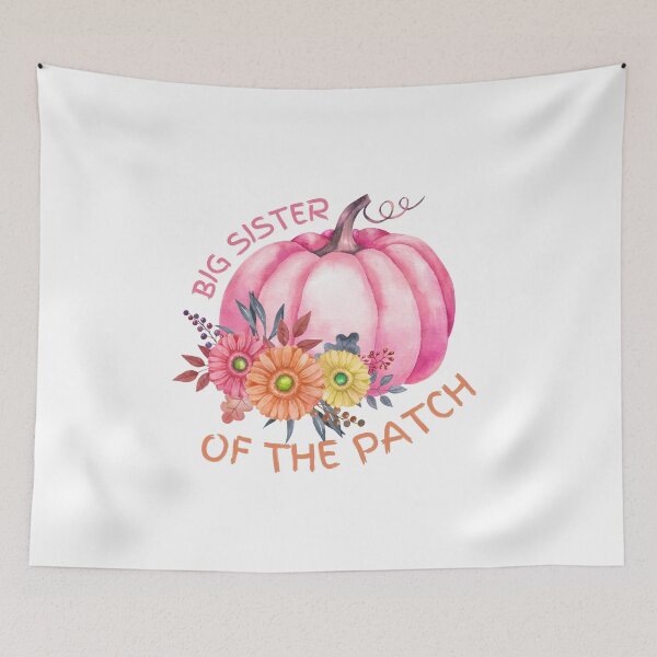 Item preview, Big Sister Of The Patch Cute Pink Pumpkin designed and sold by odrito.