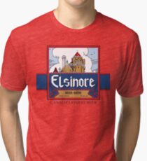 "Elsinore Beer" - as seen on "Strange Brew" Tri-blend T-Shirt