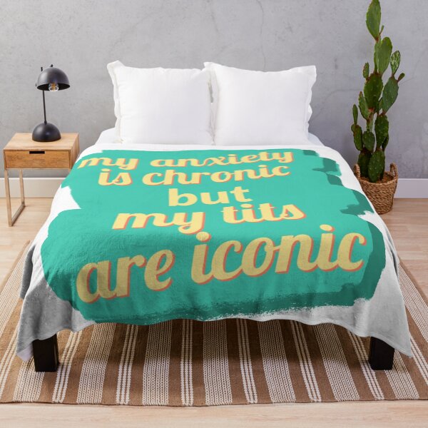 Item preview, anxiety is chronic, tits are iconic designed and sold by statonka.