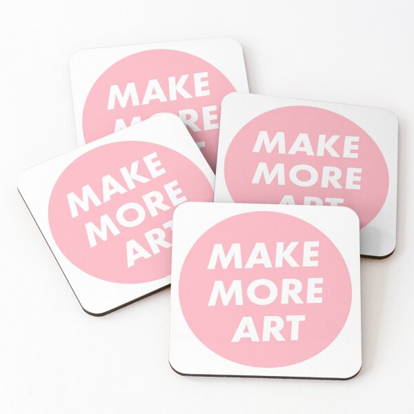 Item preview, Make More Art Inspirational Quote designed and sold by ind3finite.